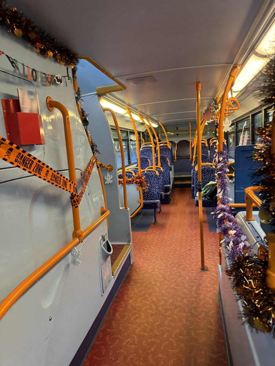 👻🎃 TRICK OR TREAT 🎃👻

Our customers are loving the bus we’ve decorated for Halloween - even with some extra spooky characters in the Danger Zone this week…