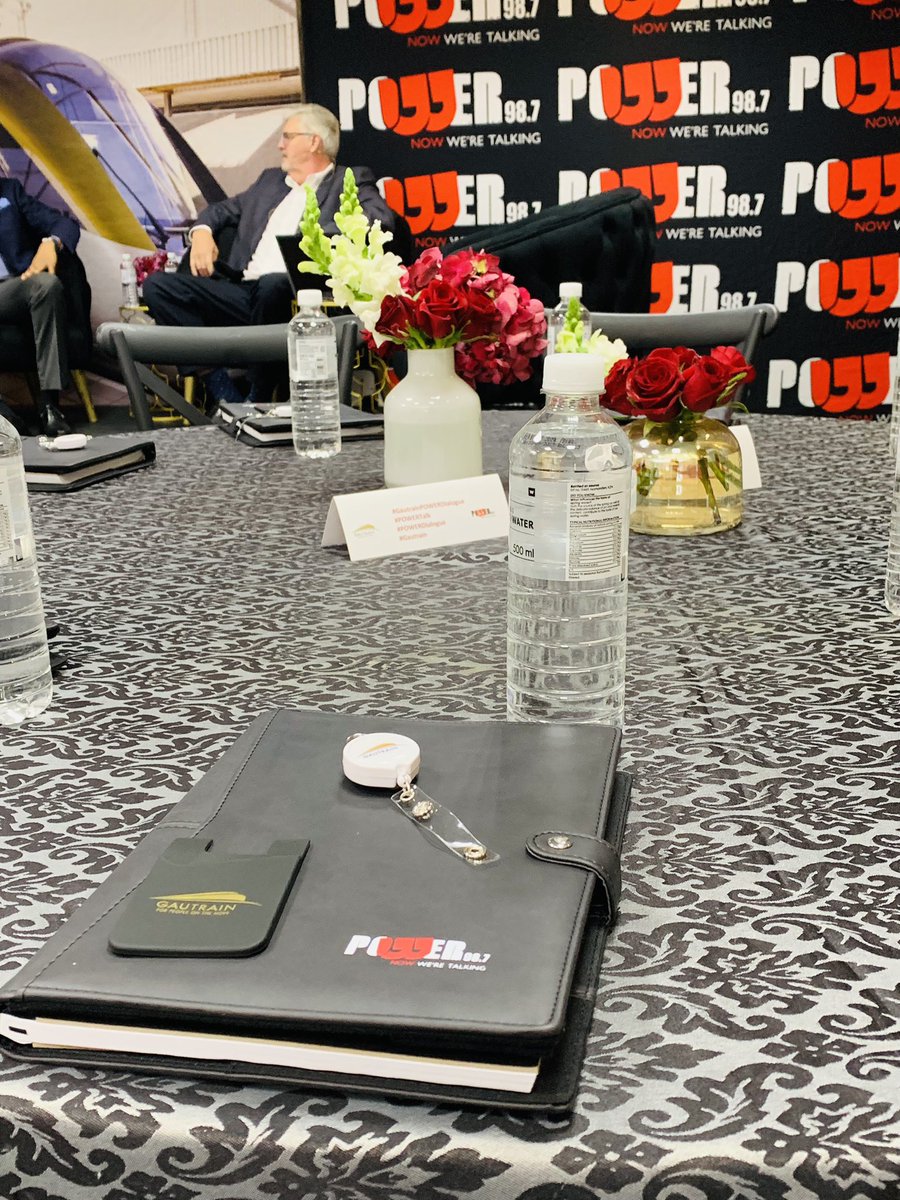 Powerfm987's tweet photo. Meet the panelists:
Practice Head of Network Industries at DNA Economics, Dr Matthew Townshend
Chief Executive Officer of the Gautrain Management Agency, Tshepo Kgobe
Division Head: Transportation Planning from the City of Tshwane, Lourens Swanepoel.
#POWERDialogue #GautrainPOWERDialogue @TheGautrain #POWERTalk