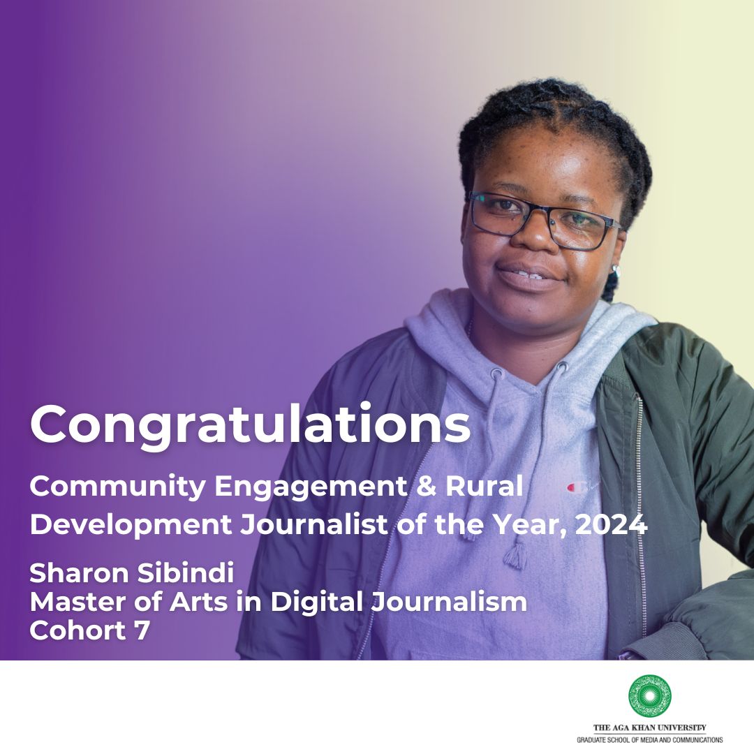 Congratulations🥳 <a href="/SibindiSharon/">sharon s sibindi</a> on your Community Engagement and Rural Development Journalist Award, 2024! Your dedication to creating change through journalism truly inspires us all! 

Hongera Sharon!🏆
#MADJ #GSMC #Alumnus