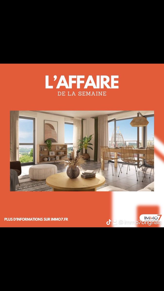 agenceimmo7's tweet photo. L’affaire de la semaine est à BRIGNAIS !

Plus d’infos ici 👉 https://t.co/2b08KsKEB1

#immo7 #immobilier #investissement #appartement #terrasse #brignais 
@oliviervenet @jules.immo7 @virginie_raidelet @nico69_ https://t.co/H4JXqNhCbZ