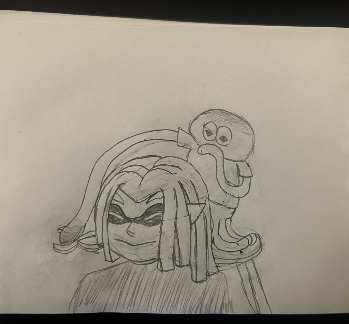 JenAnimates's tweet image. #splatober2024
Real quick doodle of one of the unused hairstyles
Day 28: hairstylist