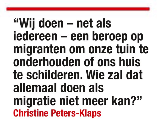 LucCuyx's tweet photo. Een #levenswijsheid van Christine Klaps (bron: #HBvL). Een Bocholtse die naar de VS uitweek.
Haar echtgenoot stemt op #DonaldTrump. Ze geeft hem best deze zinvolle tip mee:
"Mogen er onder Trump geen #migranten meer naar de VS? Dan zal je onze tuin zélf moeten onderhouden." 😉 https://t.co/aMNXwS9xg9