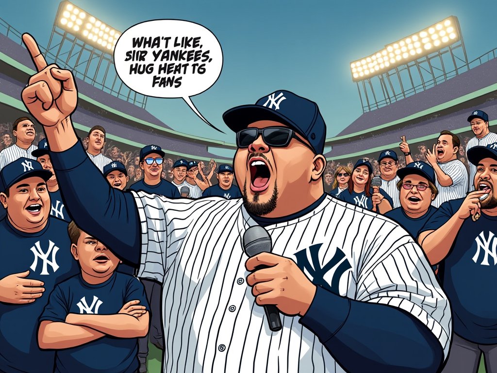 Fat Joe in Yankees
