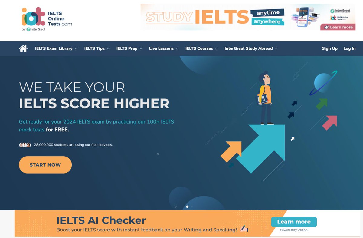 Dalilk4ielts's tweet image. افضل موقع تتدرب منه على الاختبارات التجريبية ✔️ 

 ieltsonlinetests.com