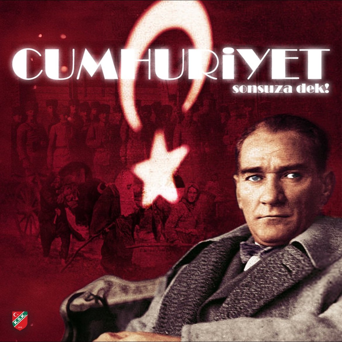 Açtığın yolda, gösterdiğin hedefe, hiç durmadan, yorulmadan.. 🇹🇷 Cumhuriyetimizin 101. yaşı kutlu olsun ❤️