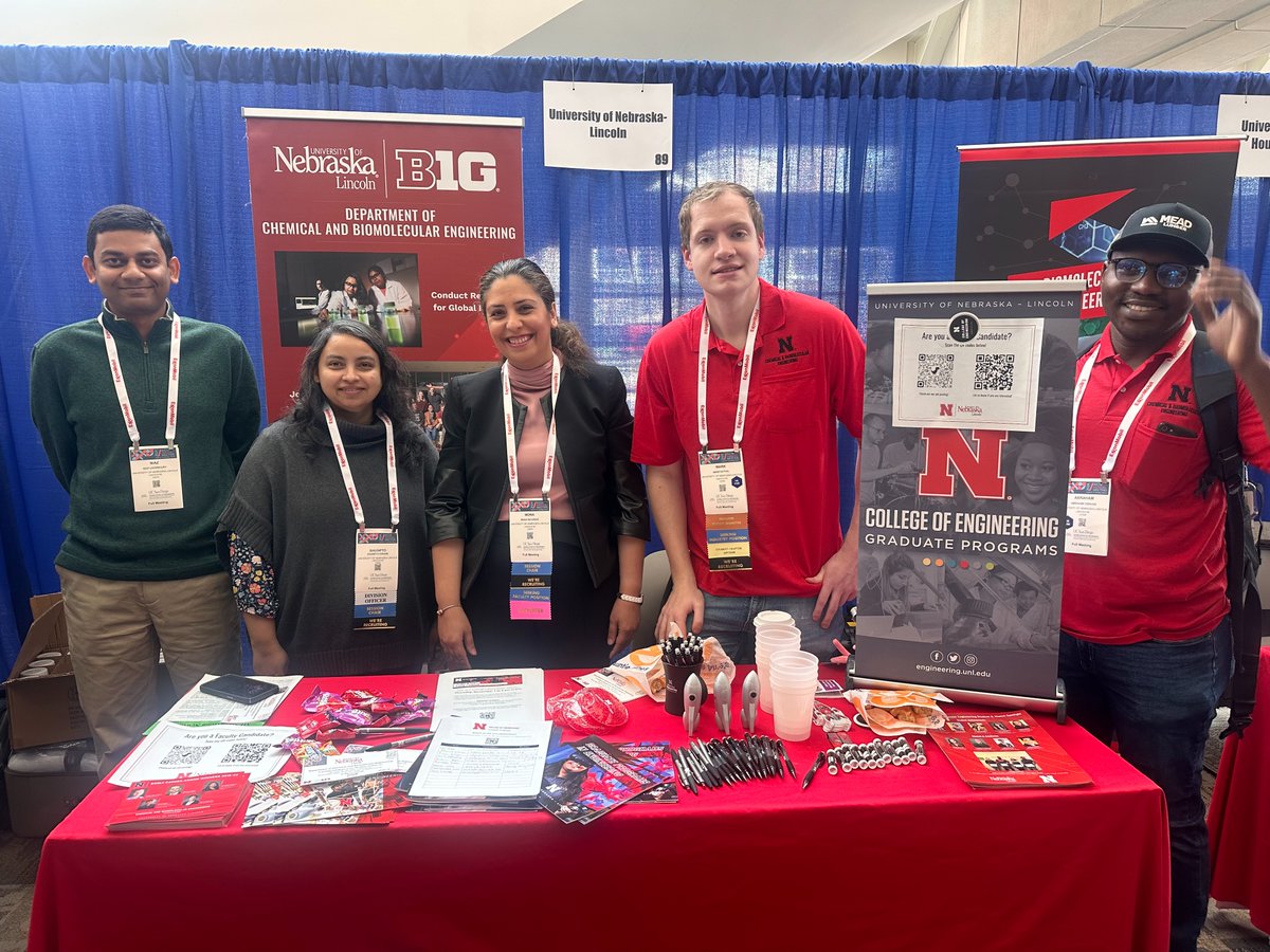 Shudipto Dishari (@konikadishari) on Twitter photo This year,in addition to my roles as <a href="/aiche_mesd/">AIChE Materials Engineering and Sciences Division</a> 08A #Polymers area chair &08A Topical Conf. lead, I've been in charge of <a href="/UNL_ChemEng/">UNL Chemical & Biomolecular Engineering</a> recruitment booth & <a href="/UNL_ChemEng/">UNL Chemical & Biomolecular Engineering</a>-AIChE reception which I believe I pulled off pretty well-phew :P Jokes apart-love to see my @UNL family smiling! This year,in addition to my roles as <a href="/aiche_mesd/">AIChE Materials Engineering and Sciences Division</a> 08A #Polymers area chair &08A Topical Conf. lead, I've been in charge of <a href="/UNL_ChemEng/">UNL Chemical & Biomolecular Engineering</a> recruitment booth & <a href="/UNL_ChemEng/">UNL Chemical & Biomolecular Engineering</a>-AIChE reception which I believe I pulled off pretty well-phew :P Jokes apart-love to see my @UNL family smiling!