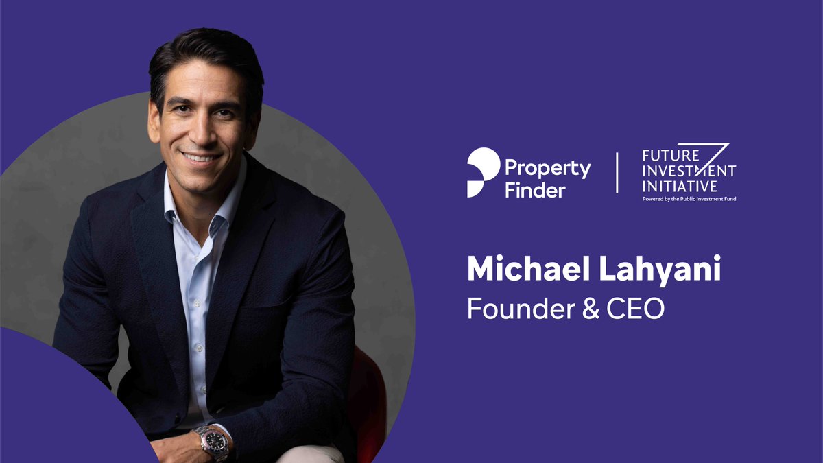 Property Finder (@propertyfinder) on Twitter photo Our CEO, Michael Lahyani , will take the stage at the <a href="/FIIKSA/">FII Institute</a> on October 31st to share his insights on building long-term partnerships, scaling platforms, and the future of #proptech in #SaudiArabia.
This panel session will explore how #Vision2030 is reshaping #RealEstate and Our CEO, Michael Lahyani , will take the stage at the <a href="/FIIKSA/">FII Institute</a> on October 31st to share his insights on building long-term partnerships, scaling platforms, and the future of #proptech in #SaudiArabia.
This panel session will explore how #Vision2030 is reshaping #RealEstate and