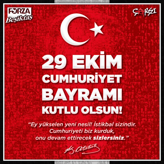 forzabesiktas's tweet photo. 29 Ekim Cumhuriyet Bayramımız kutlu olsun.
#YaşasınCumhuriyet https://t.co/66ugugwLxL