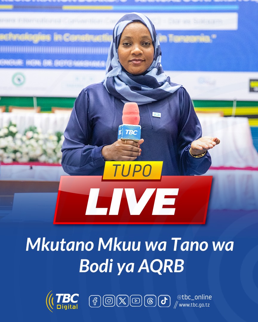 TBConlineTZ's tweet photo. Mkuu wa Mkoa wa Dar es Salaam, Albert Chalamila leo Oktoba 29, 2024 anamwakilisha Naibu Waziri Mkuu na Waziri wa Nishati Dkt. Doto Biteko katika  mkutano Mkuu wa tano wa Bodi ya Usajili wa Wabunifu Majengo na Wakadiriaji Majenzi (AQRB).

#tbcupdates #tbcdigital #tbconline https://t.co/Wfgp77Cw7J