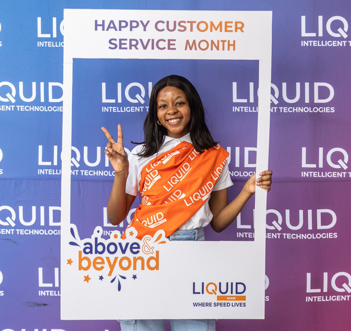 liquidhomezim's tweet photo. As we wrap up Customer Service Month, we want to give a huge shoutout to our amazing staff!
We hosted a special breakfast to celebrate their dedication to keeping our valued customers connected. #TeamLIT, your hard work fuels our mission for a digitally connected future.
Together, we're committed to leaving no African behind!
#CustomerServiceMonth #TeamAppreciation #DigitalInclusion #WeAreLiquid