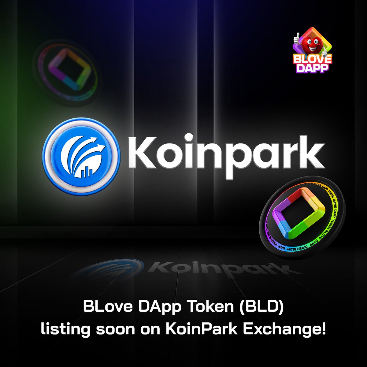 BLoveDApp's tweet photo. 🚀 Get ready, BLove DApp Family! 🚀

The wait is over — BLove DApp Token (BLD) is about to go LIVE on Koinpark Exchange!

Are you ready to dive into a new era of crypto trading and unlock all that BLD has to offer? 📈✨ 
This is just the beginning… more listings, more exchanges, and even bigger announcements are coming your way!

Stay tuned, set your reminders, and get ready to make waves with BLD on Koinpark!🌊💥

#BLoveDApp #BLoveDAppCommunity #KoinparkExchange #KoinparkExchangeListing #ComingSoon #ExchangeListing #BLoveDAppExchangeListing #KoinPark #BLOVE #Tap2Earn #Airdrop #BigNewsComingSoon