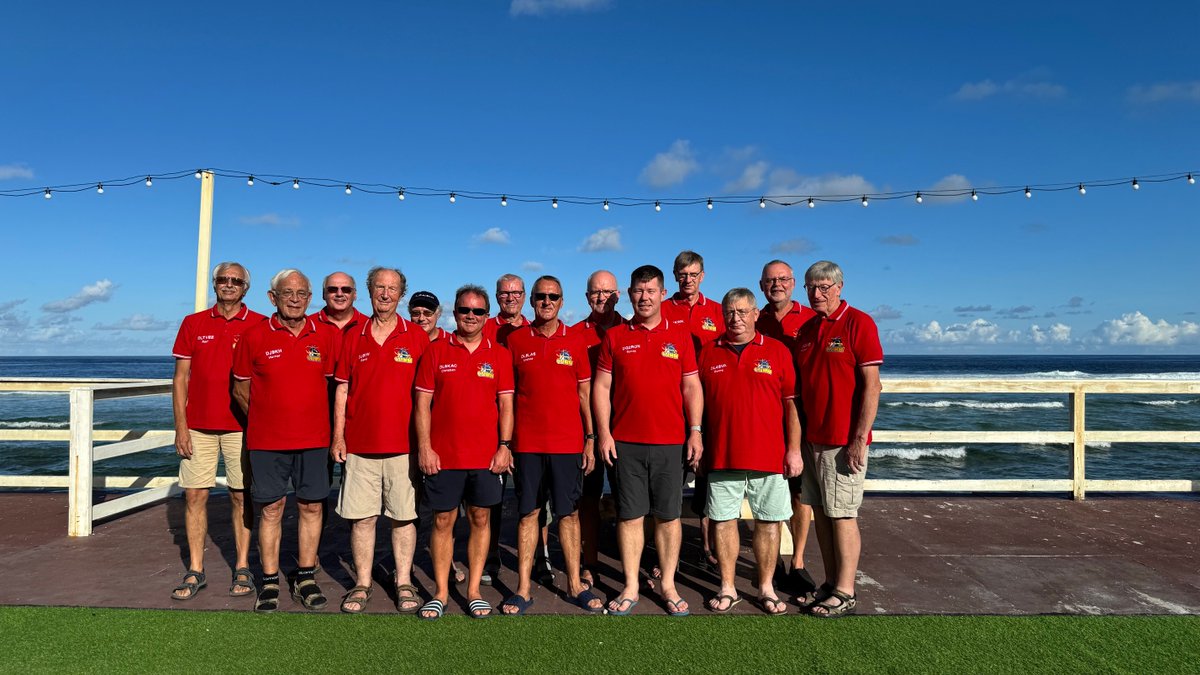 BBzymek's tweet photo. A morning surprise in my email box, today I received a photo of the @C21MM_2024  DXpedition team members to Nauru. Polo shirts personalized with embroidery prepared by us reach the most remote corners of the World. #hamradio #amateurfunk #amateurradio #radioamatori #C21MM #SQ1K https://t.co/bHHNCRF8wK