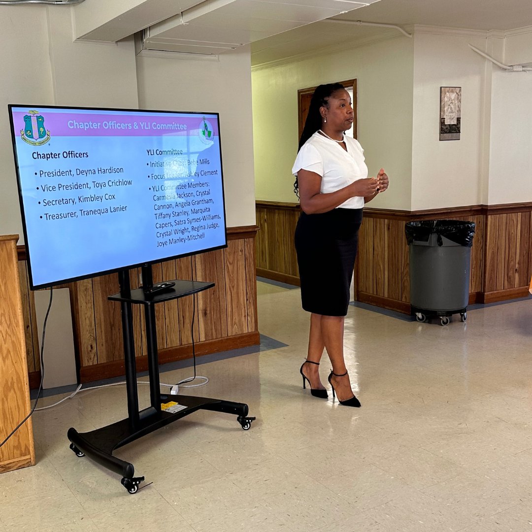 On Saturday, September 28th, YLI kicked off their Meet &amp; Greet Orientation at the Knightdale Baptist Church. Parents listened to a presentation about the program, youth voted on creating a poster describing who they are and their journey through the years. #ChiRhoOmegaAKA