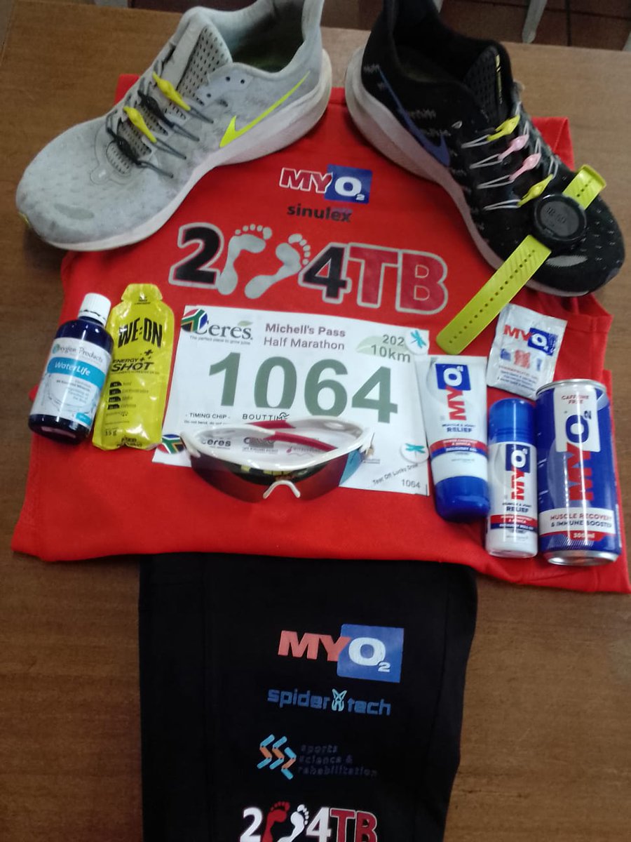 MYO2 brand ambassador, Neal Stacey took on his first race since his devastating heart attack last year. Neal completed the Michell's Pass 10km in Ceres on Saturday.