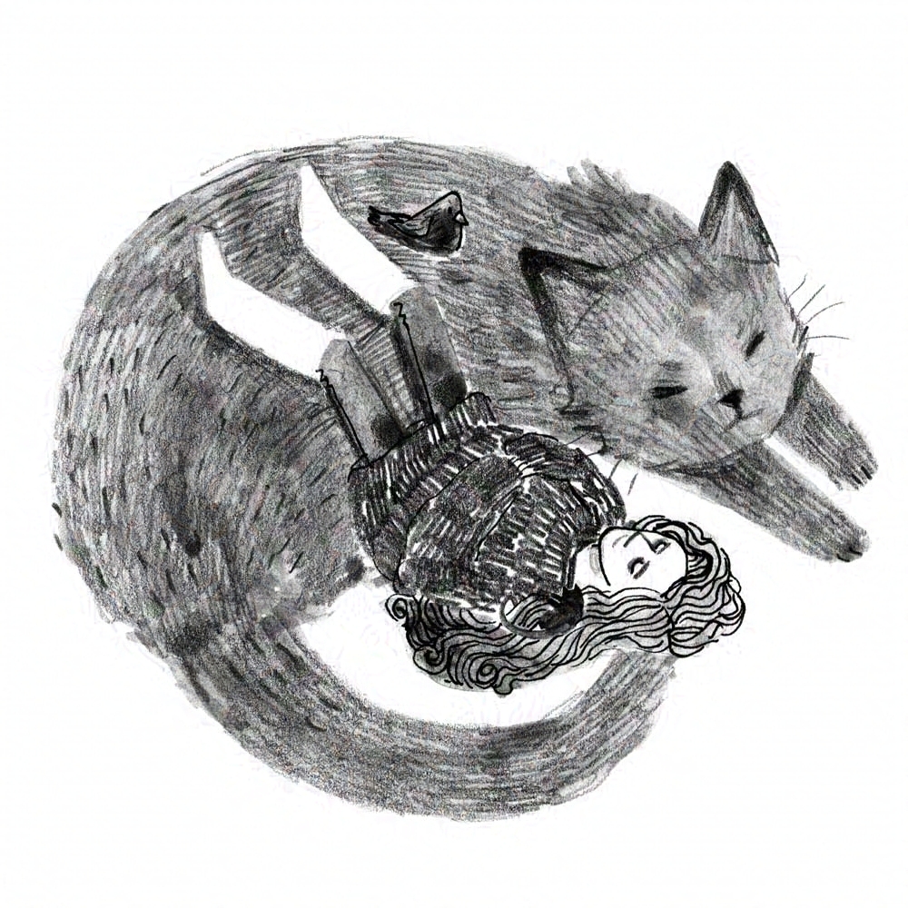 ola_cha's tweet photo. Day 28 - Jumbo 🐈‍⬛
 
#inktober2024 #Inktober #AdelaidaDrawsRusalki https://t.co/HPdE9NNeo3