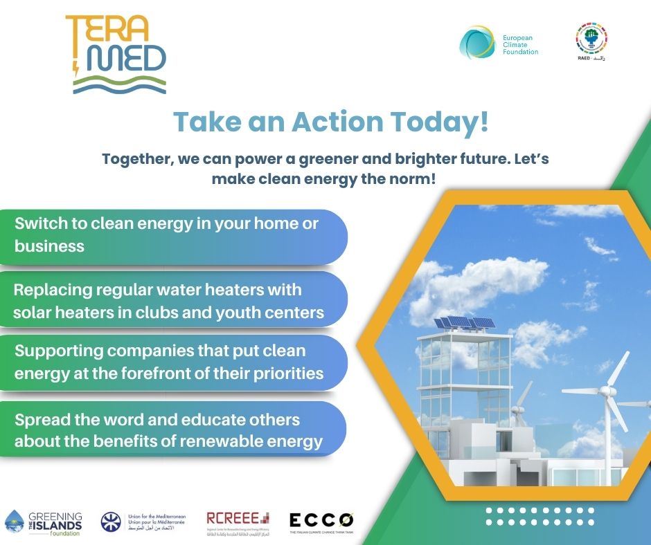 #تيراميد #رفع_الطموح_لتحقيق_هدف_1تيراوات_من_الطاقة_المتجددة_في_منطقة_البحر_الأبيض_المتوسط #TeraMed #raisingambitionfora1twtargetofrenewableenergyinthemediterraneanregion