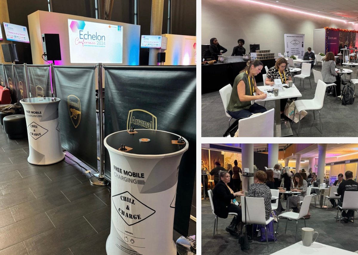 Chillandcharge's tweet photo. Don’t forget to grab your free battery top up at CHS Birmingham today! 😃 📱

Sit, chat and recharge your devices.. not just your social battery! 🔋 

#event #networking #chsbirmingham https://t.co/HEfRfTZu9q