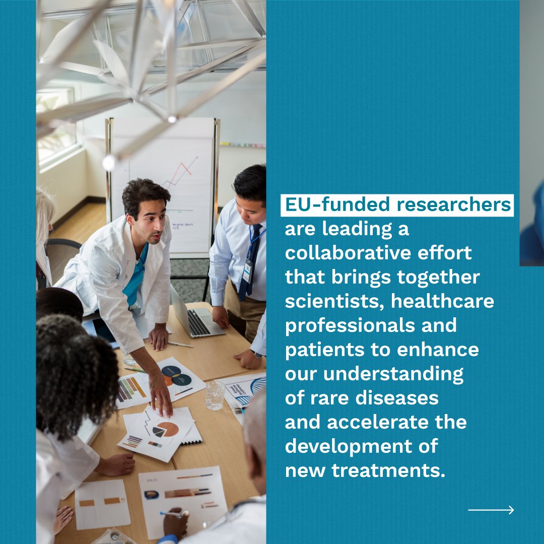 HorizonMagEU's tweet photo. Researchers and patients across Europe join forces to advance the fight against #RareDiseases. 

Here’s the full story ➡️ https://t.co/BkpeaLVvB8 

#ResearchImpactEU