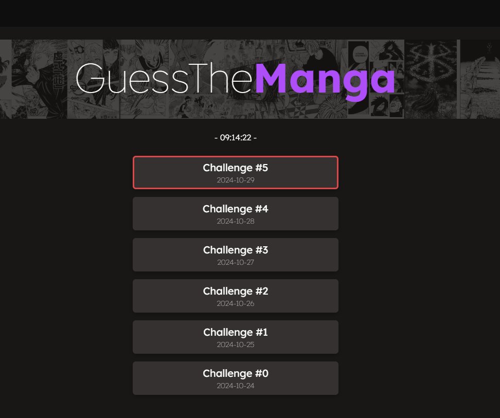 Hola he hecho una página, hacedme famoso por favo 🐒
guessthemanga.com