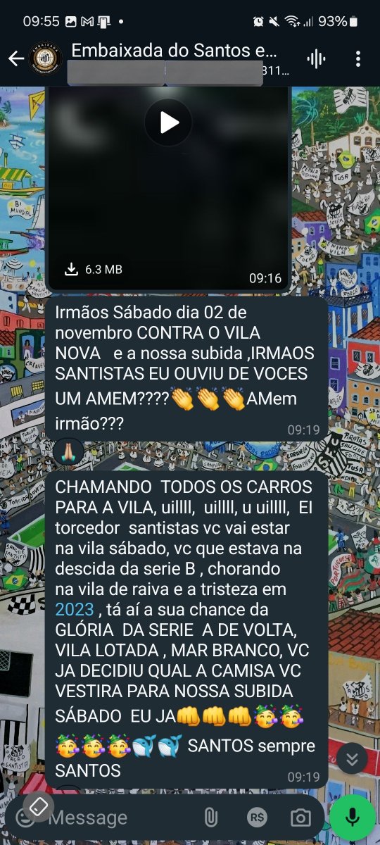 zimbacana's tweet image. Só tem bilu teteia no grupo dos santistas.

E no off, eu to desse jeito tbm #nãojulgo