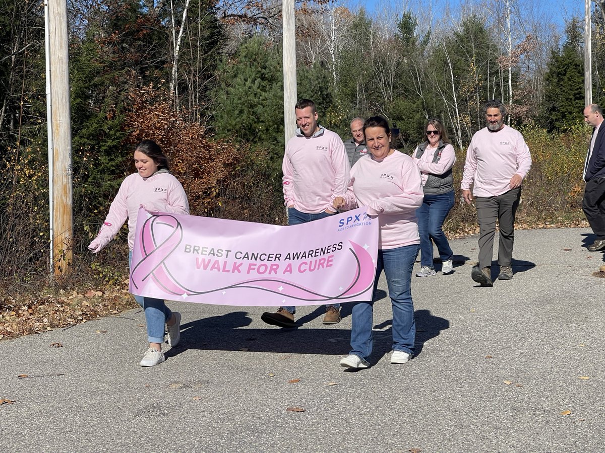 SealiteAtoN's tweet photo. On Monday, October 28, #SPXAidstoNavigation walked for a cause!
Thanks to everyone who joined our #BreastCancerAwareness walk, both at our New Hampshire-based facility and remotely, to raise awareness for a cause that touches so many. ๐
#WalkForACure https://t.co/XFMfFurlI0