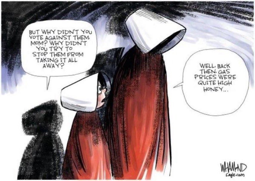 Why didn't you vote against Trump?
Why didn't you try to stop him from taking it all away?

#Vote
#Vote2024ToProtectWomensRights 
#Vote2024ToProtectHumanRights