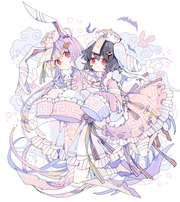 幻想郷人妖名鑑】鈴仙優曇華院イナバ & 因幡てゐ (Who's Who of