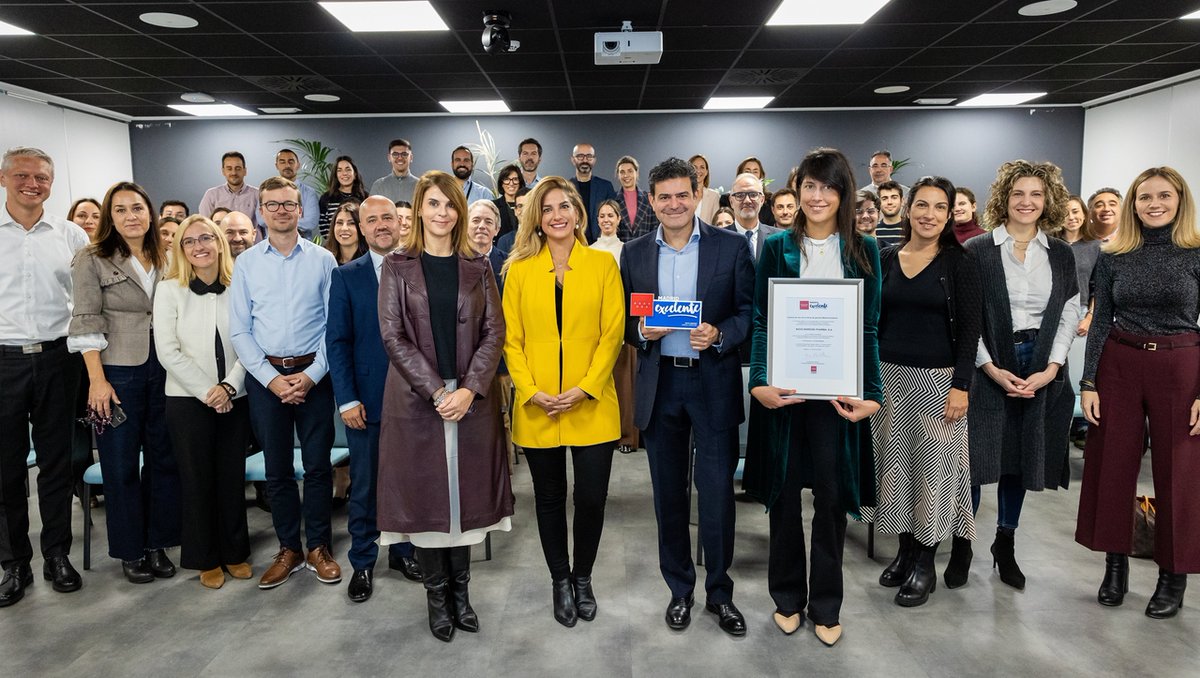 MadridExcelente's tweet photo. ⭐ Hoy #MadridExcelente da la bienvenida a @novonordiskes  empresa con un #propósito claro. Es el proveedor líder de #insulina humana de bajo precio en el mundo, que garantiza la existencia de insulina en las zonas más pobres del mundo, y emplea a casi 440 personas en la región. https://t.co/cIDdYTDNBA