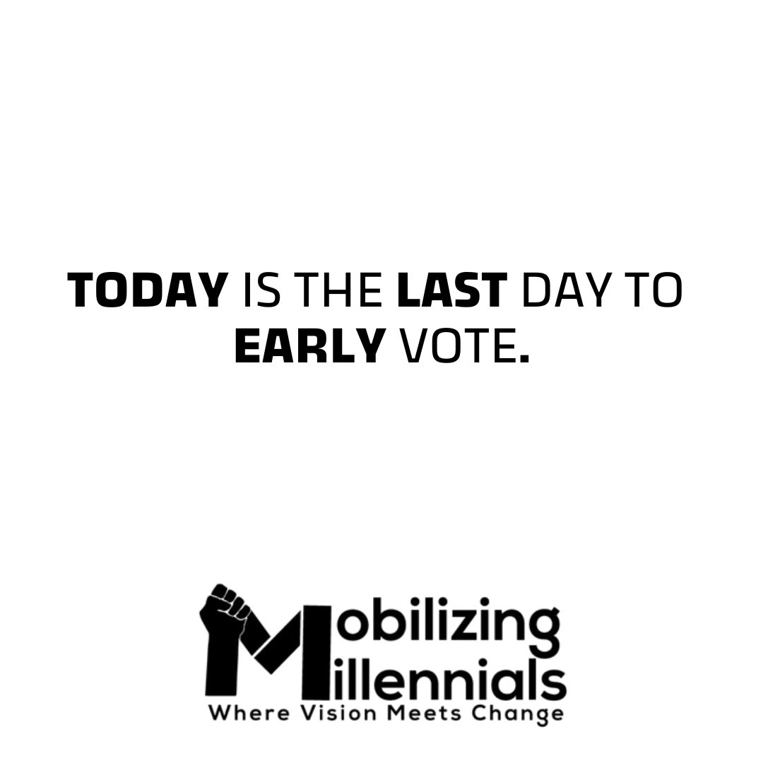 MobiMillennials's tweet photo. Check out an early voting location near you. You can find a list on our page! #MobilizingMillennials #EarlyVoting #DemocracyWins https://t.co/bwabOE158r