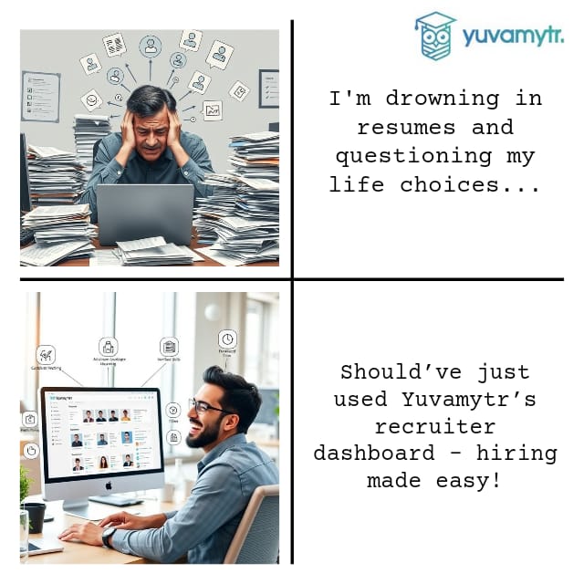 yuvamytr's tweet image. What&apos;s your biggest recruitment headache?
- Manual candidate tracking
- Interview scheduling
- Pipeline management
- Application organization
Something exciting coming to solve these tomorrow!
#RecruiterProblems #HR