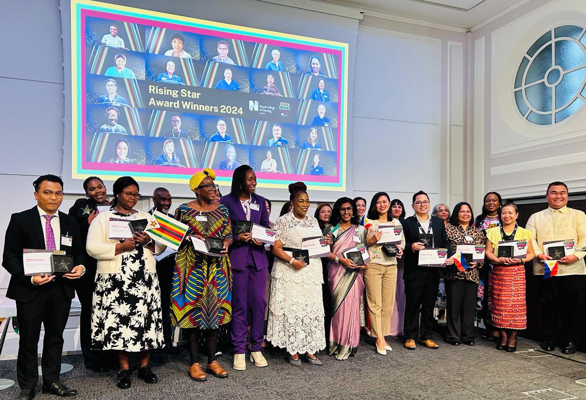 Aries Maximus Ogbuokiri (@ariesmaximvs) on Twitter photo Honoured to join the #BHM celebration & #RisingStarAwards with <a href="/RCNLondon/">RCN London</a> <a href="/LisaRCNLDN/">Lisa RCN London</a>. Inspired by <a href="/bathebrit/">Barbara Stilwell</a> keynote.
Congrats to all the winners! 🙌
Powerful discussions on nursing’s past, present, & future with amazing colleagues <a href="/cisanim/">Dr Cecilia Akrisie Anim CBE FRSA FRCN</a> <a href="/JulieRoye1/">Julie Roye RN ANP BSc MSc QN RCN Nurse of the Year</a> <a href="/WBurog/">Walter Burog 💙</a> <a href="/EstephanieDunn/">Estephanie Dunn</a> Honoured to join the #BHM celebration & #RisingStarAwards with <a href="/RCNLondon/">RCN London</a> <a href="/LisaRCNLDN/">Lisa RCN London</a>. Inspired by <a href="/bathebrit/">Barbara Stilwell</a> keynote.
Congrats to all the winners! 🙌
Powerful discussions on nursing’s past, present, & future with amazing colleagues <a href="/cisanim/">Dr Cecilia Akrisie Anim CBE FRSA FRCN</a> <a href="/JulieRoye1/">Julie Roye RN ANP BSc MSc QN RCN Nurse of the Year</a> <a href="/WBurog/">Walter Burog 💙</a> <a href="/EstephanieDunn/">Estephanie Dunn</a>