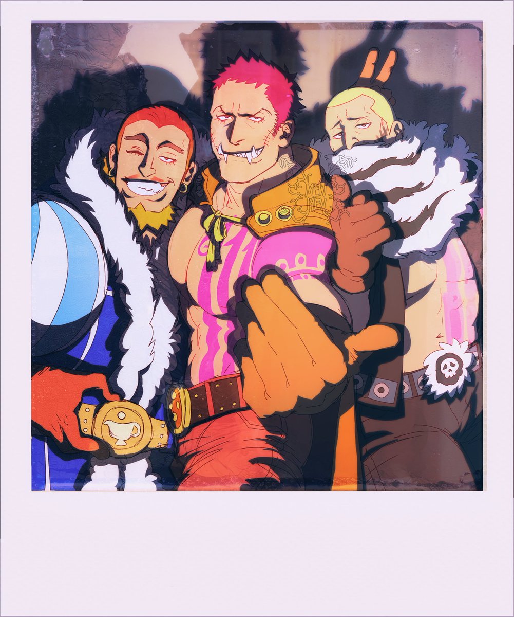 mewiyev's tweet photo. triplets (on Halloween) #katatober #katakuri https://t.co/TqjBrQBDRt