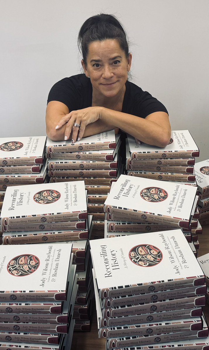 Puglaas's tweet photo. Happy Book Birthday to ‘Reconciling History: A Story of Canada’!!!  🎂 🎉 

Officially on sale today—Oct. 29, 2024—so excited to put this book out there. 📕

Gilakas’la to so many for all your kind words and support. 🙏🏽#ReconcilingHistory https://t.co/Fl7rzbY1NF