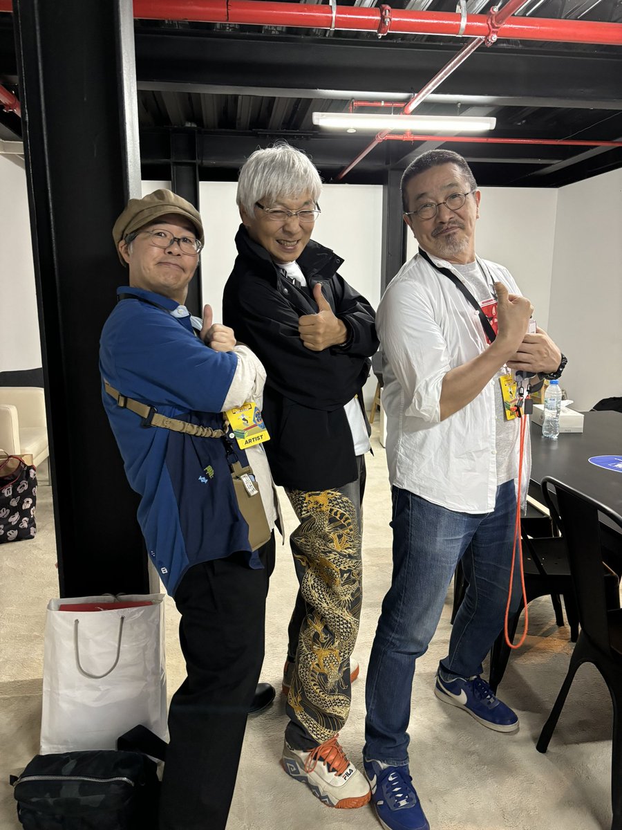 WOWFACTORY_'s tweet photo. アラブ首長国連邦で開催された #ANIMENIA #AbuDhabi  に参加しました。大森英敏先生、阿部ゆたか先生をはじめとするレジェンドとご一緒させていただき光栄でした。スタッフの皆さま、アブダビの皆さま、大変お世話になりました。有難うございました！

 #KenjiWatanabe #TradingCards #UAE
#渡辺けんじ https://t.co/qRDrjZeRJj