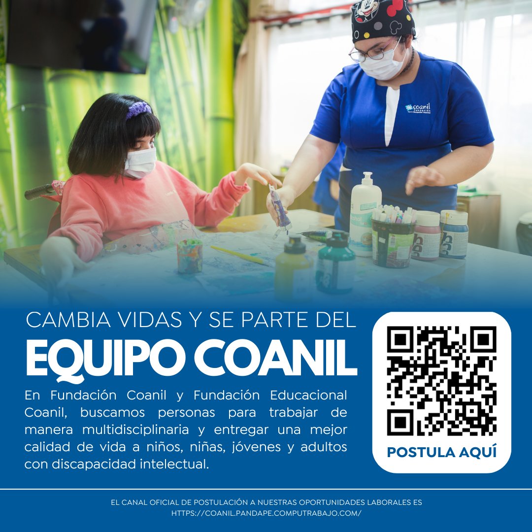¡En Fundación Coanil buscamos tu talento!

Explora todas nuestras oportunidades disponibles de Arica a Castro en el siguiente enlace 👉 coanil.pandape.computrabajo.com