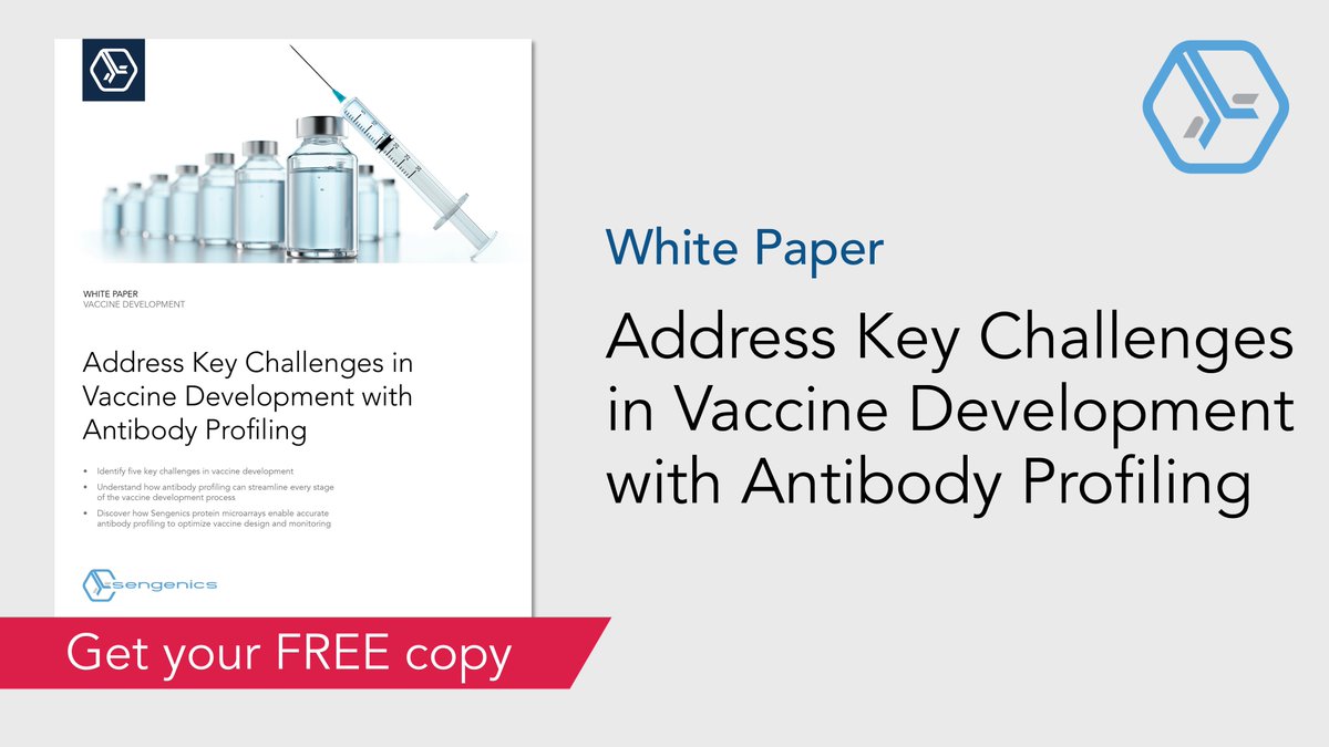 𝗙𝗮𝗰𝗶𝗻𝗴 𝗰𝗵𝗮𝗹𝗹𝗲𝗻𝗴𝗲𝘀 𝗶𝗻 𝘃𝗮𝗰𝗰𝗶𝗻𝗲 𝗱𝗲𝘃𝗲𝗹𝗼𝗽𝗺𝗲𝗻𝘁?
Explore how antibody profiling can help—from antigen ID to boosting efficacy. Download our comprehensive white paper: sengenics.com/download-vacci…
#VaccineDevelopment #VaccineResearch #DrugDevelopment