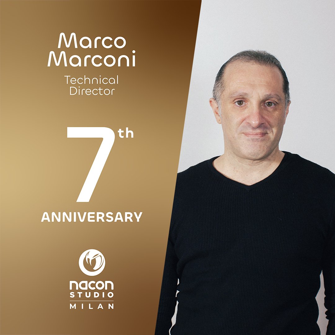 NaconMilan's tweet photo. It's been 7 years since Marco, Technical Director, joined Nacon Studio Milan (formerly Lunar Great Wall Studios)! 🎉

Thank you for being a part of this great adventure! ☺🎮

#NaconStudioMilan #Team #Anniversary https://t.co/5C1xWw0aOm