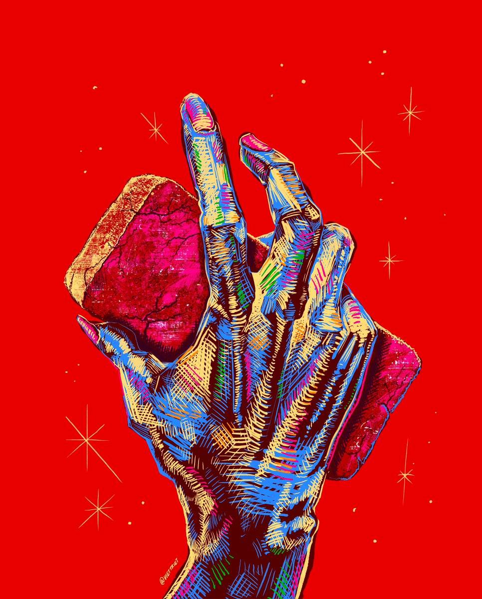 viettriet's tweet photo. *Who threw the first brick at the Stonewall Riots? 🧱 Digital illustration by @viettriet created on the @Procreate App 🧱  #LGBTQ #Stonewall #StonewallRiots https://t.co/bUnciRsFzZ