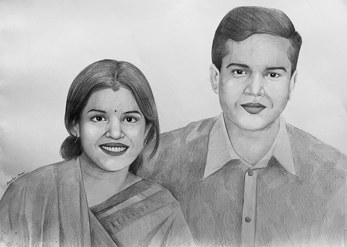 amartya_arnav's tweet photo. Portrait sketch. 
🟢Dm for orders. https://t.co/NEtFJ476aG