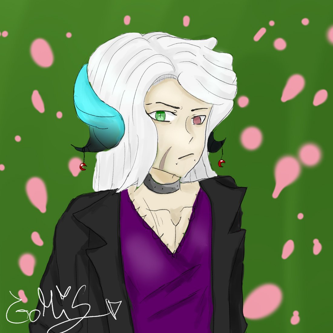 #Fanart #OC #draw #drawing
Dibujo de un OC de baldurs gate 3 que es un draconido