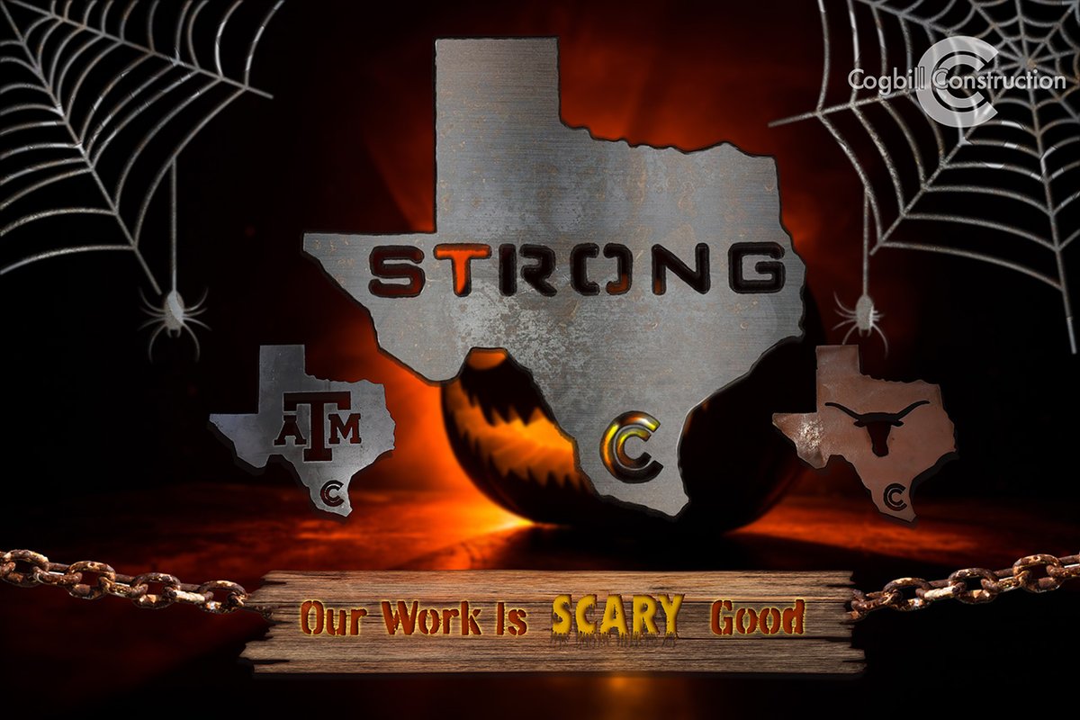CogbillConstruc's tweet image. 🕸️ Our Work is SCARY Good! 🎃
Check out our strong, custom metal art this Halloween! From Texas pride to industrial strength, Cogbill delivers top-tier craftsmanship.
📞 (409) 768-1419
💻CogbillConstruction.com

#Halloween #CustomMetalArt