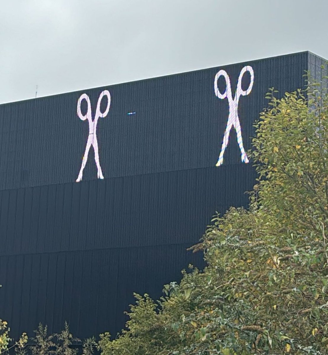 On the side of the Co-op Live in Manchester. Are the Scissor Sisters coming back? 👀