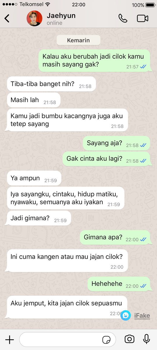 #hyunwoo few tweet au 

Biasa, pacaran anak muda