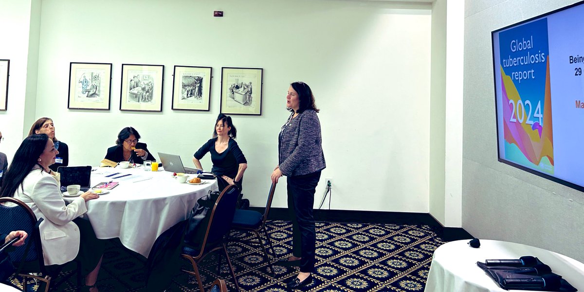 TerezaKasaeva's tweet photo. #HappeningNow! Special @USAIDGH partner breakfast to preview the key messages from @WHO Global #Tuberculosis Report at the National Press Club in Washington DC. Great turnout of key partners and civil society. Many thanks to @USAIDGH for their unwavering support to #EndTB. https://t.co/CVrGePvgsh