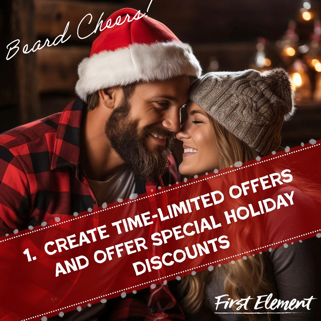 FirstElement3's tweet photo. Boost sales this Christmas with exclusive holiday offers! Swipe ➡️ for tips to make the season jolly and profitable. 
https://t.co/kyvRO5goIE

#BeardCare #HolidayOffers #PrivateLabel #FirstElement #ChristmasReady #BeardProducts #BusinessGrowth https://t.co/hLgYSBH1CD