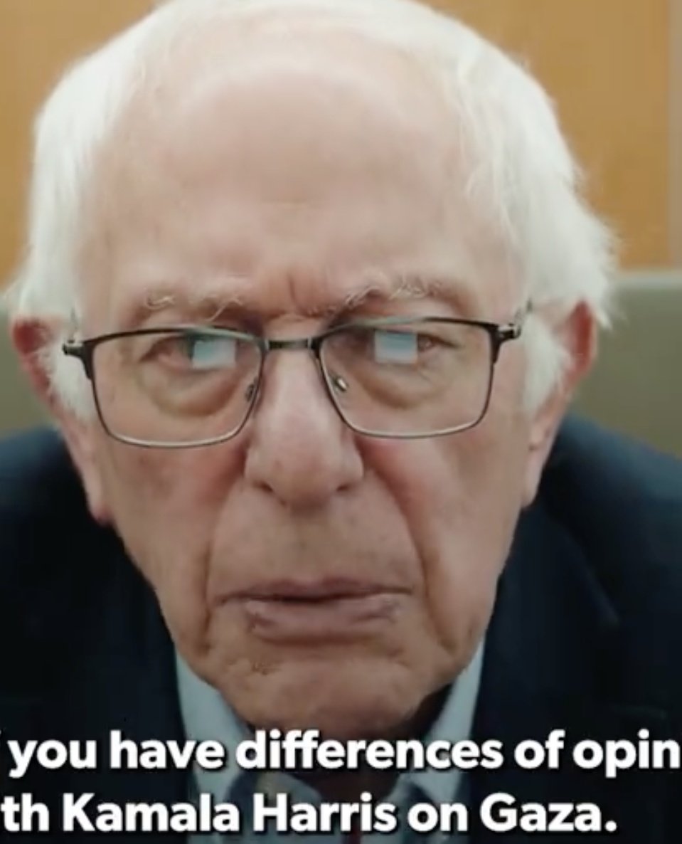 govoteatl's tweet photo. @AlexBarrella @BernieSanders look into punished bernies eyes.

don't become like punished bernie by selling out to genocide disenfranchisement ghouls.

"differences of opinion" https://t.co/Xx34EovXL1