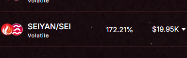 We have re-seeded $SEIYAN $SEI liquidity to <a href="/YakaFinance/">Yaka Finance 🔱 - Degen's Paradise on Sei</a>. Yaka has successfully verified their router and LP contracts (disclaimer: DYOR) as well as provided an audit report.

For context: we had deployed a $SEIYAN $SEI pool on Yaka several months ago as goodwill to support the