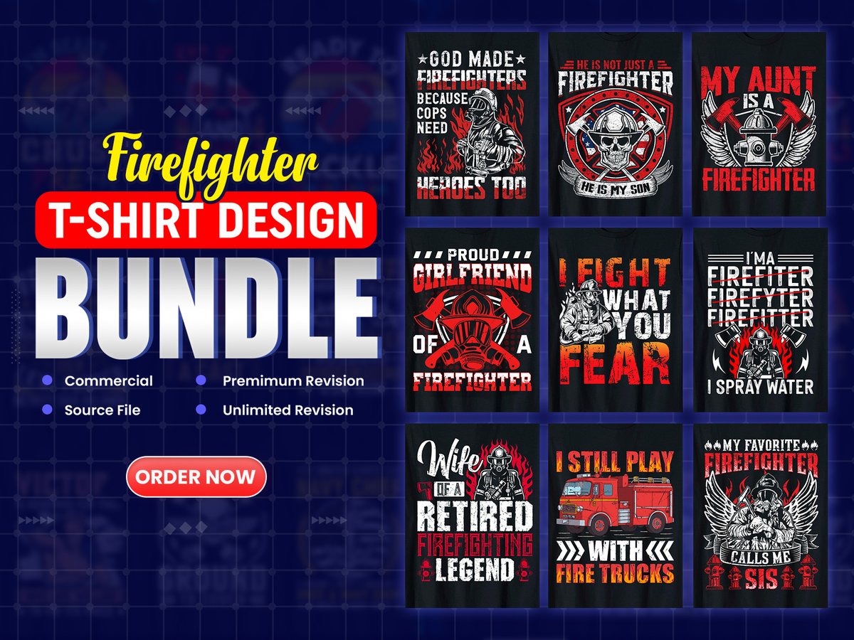 CreativBrust's tweet photo. #Firefighters #tshirts #Design #BundleBash    
Download (CF): https://t.co/O1Stw2niDU
 --   
Fiverr : https://t.co/lbVAEtAkYS
--   
Website :https://t.co/IWkcGTWt4c
--   
 Whats App: +8801310276011
  --
 #tshirts  #tshirtdesign  #stylish  #streetwear https://t.co/bMOGdgNYoS