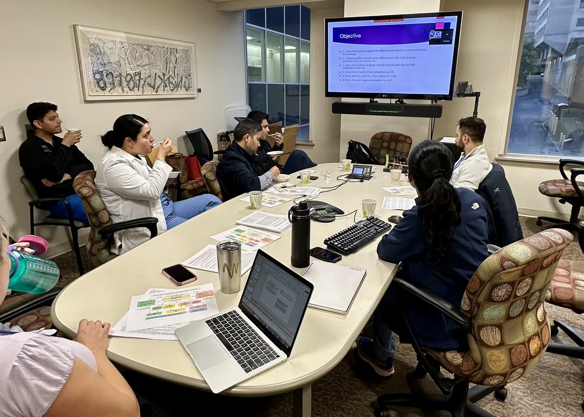 SUNY Upstate Cardiology Fellowship (@upstatecardiol1) on Twitter photo ๐ One of our rising first-year fellow <a href="/ashwath_ashwini/">Ashwini K Ashwath</a> giving a comprehensive overview of aortic regurgitation with Dr. Theresa Waters! ๐ซ๐
<a href="/CynthiaTaub/">Cynthia Taub</a> <a href="/Syedarqum1/">Syed A Huda</a> <a href="/RonakBharucha/">Ronak Bharucha, DO</a> <a href="/PhilipChebayaMD/">Philip Chebaya</a> <a href="/AndersonPrimus1/">Anderson Primus</a> ๐ One of our rising first-year fellow <a href="/ashwath_ashwini/">Ashwini K Ashwath</a> giving a comprehensive overview of aortic regurgitation with Dr. Theresa Waters! ๐ซ๐
<a href="/CynthiaTaub/">Cynthia Taub</a> <a href="/Syedarqum1/">Syed A Huda</a> <a href="/RonakBharucha/">Ronak Bharucha, DO</a> <a href="/PhilipChebayaMD/">Philip Chebaya</a> <a href="/AndersonPrimus1/">Anderson Primus</a>