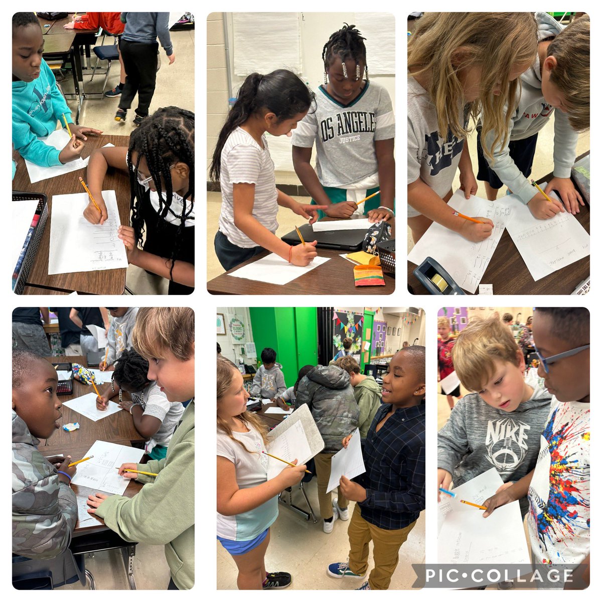 BarkerFinckCrew's tweet photo. The #BestFourthGradersInTheDistrict collaborate to measure their bubbles to the nearest quarter inch and display the data on line plots. #BigRoomBigGoals #JCPSJourneyToSuccess #Discourse #StudentEngagement #LetLearnersLead #MathIsFun #ITeachMath #KYDL @deeperlearning https://t.co/VNqc77qG3z